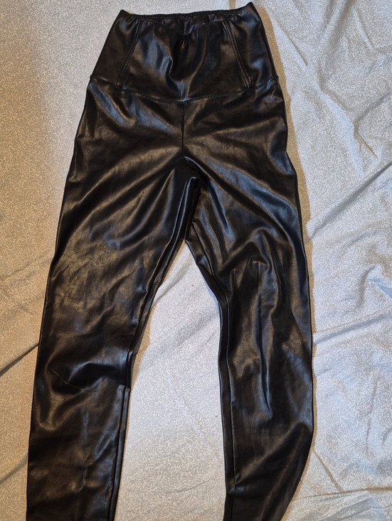 Wilfred Pants - Wilfred Black Faux Leather High-Rise Leggings